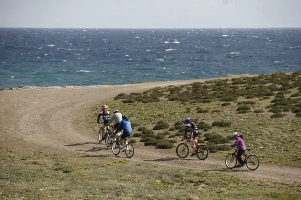 Spainventure Adventure practicing MTB Biking on El Chorro area Malaga sourronded of nature