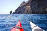Spainventure an Adventure enjoying a kayaking trip in Andalusia two kayaks at Mediterranean