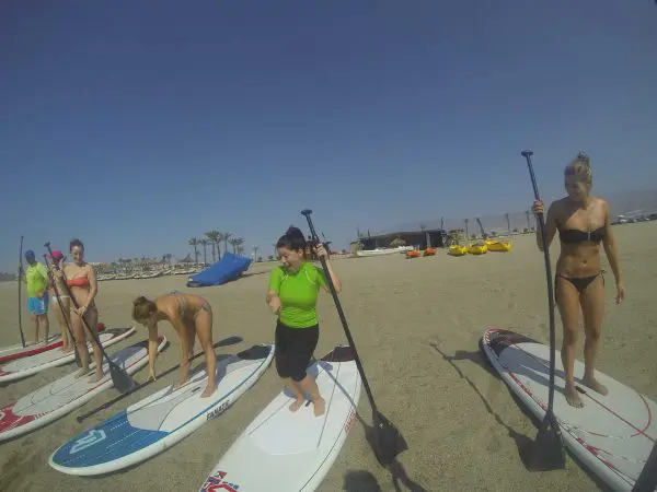 Malaga Tourism Adventure Spainventure paddle surf at Mediterranean Sea Techniques to doing it