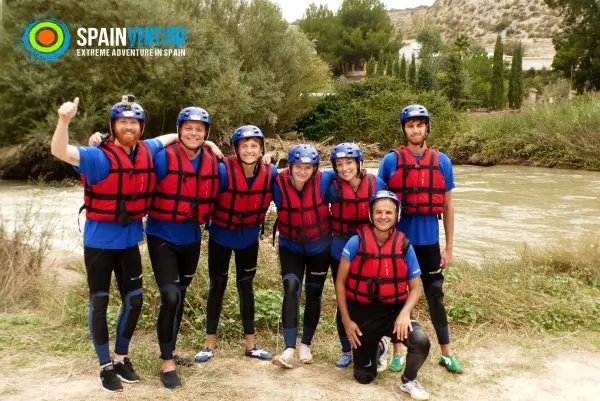Spainventure Rafting en el rio genil Fuengirola Corporative Events Group hapiness on Genil River
