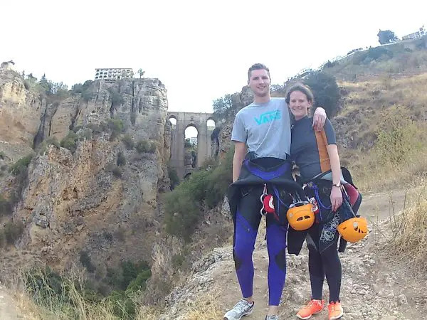 spainventure-canyonig ronda area-and-lovers-at-ronda