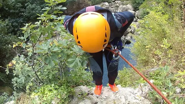 spainventure-canyoning-at-ronda area-two-steps-to-the-lagoon