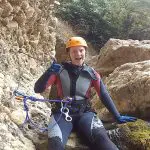 spainventure-canyoning-catherine-go-to-the-lagoon