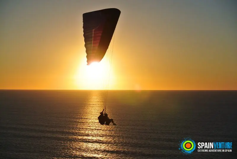 spainventure free paragliding in la costa del sol fuengirola Extreme adventures aventuras extremas