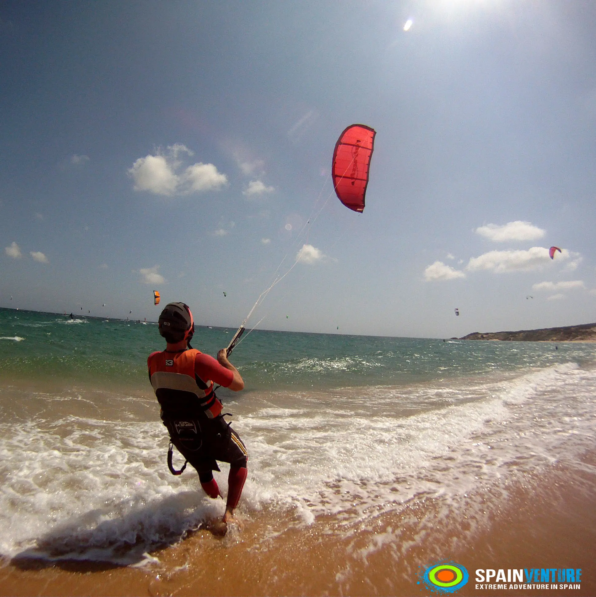spainventure kite surf in la costa del sol fuengirola Extreme adventures aventuras extremas