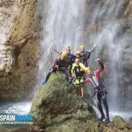 Spainventure rappel en Ronda bajo la catarata
