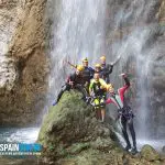 Spainventure rappel en ronda bajo la catarata