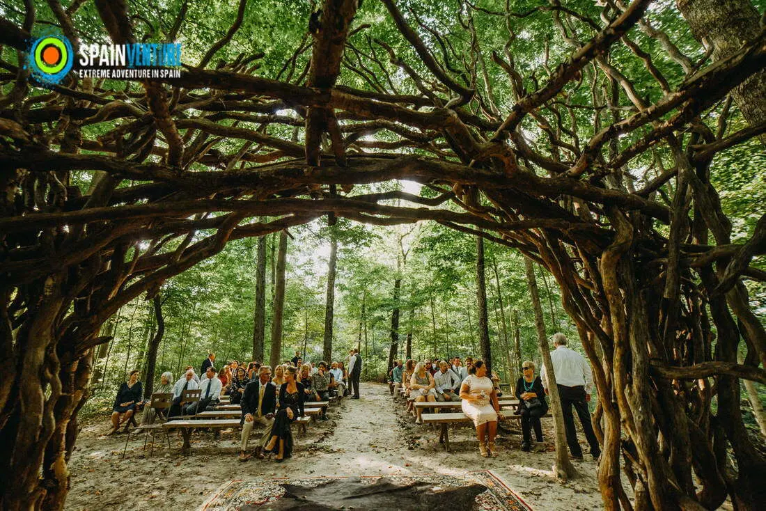 Spainventure que es una boda de aventura en el bosque Spainventure que es una boda de aventura en el bosque