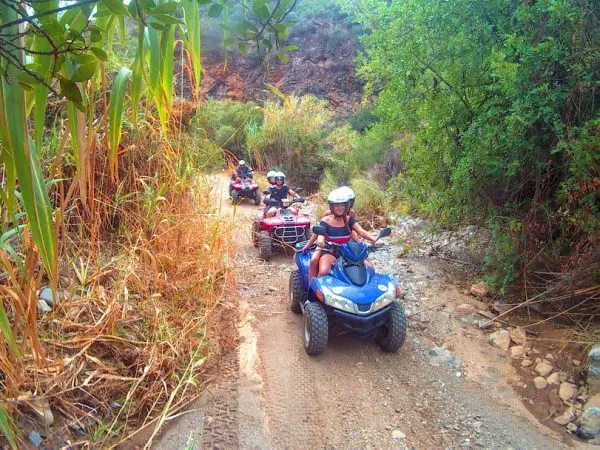 Quad Bike Trip at Mijas near to the river