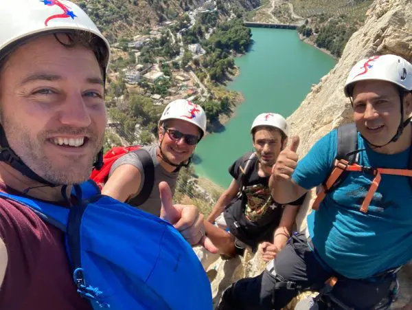 spainventure climb in spain ferrata work incentives rewards Costa del sol groups