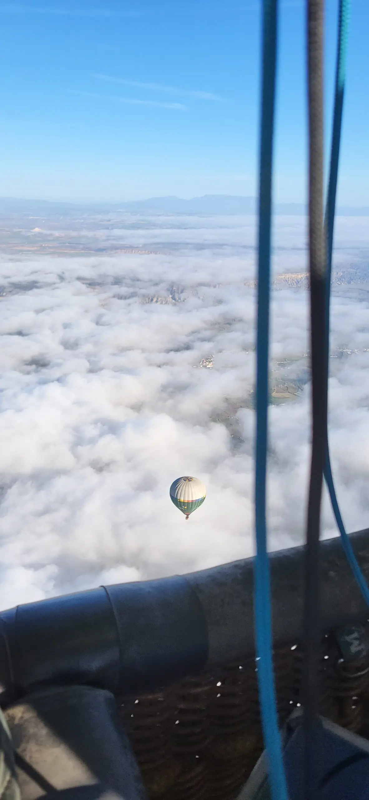 Spainventure Hot Air Balloon Ride Safe between clouds