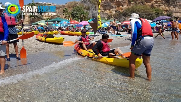 spainventure-kayaking-at-mediterranean-sea-50th-birthday-double-kayaking-nerja-fuengirola