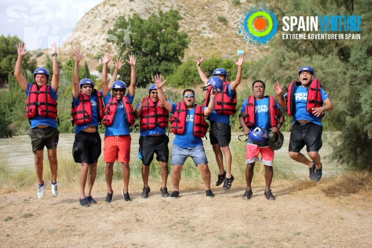 spainventure rafting en andalucia 50th birthday trip que buen grupo
